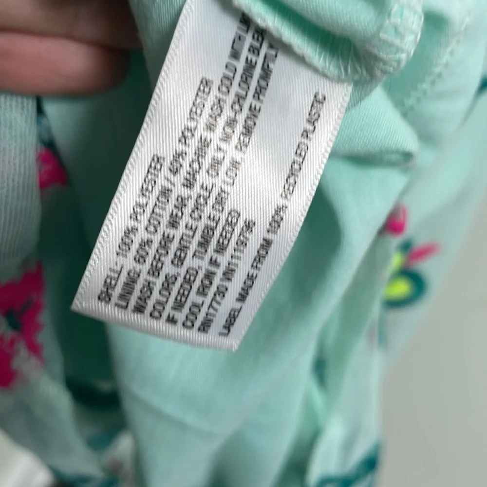 Cat & Jack boho aqua embroidered swimsuit coverup NEW